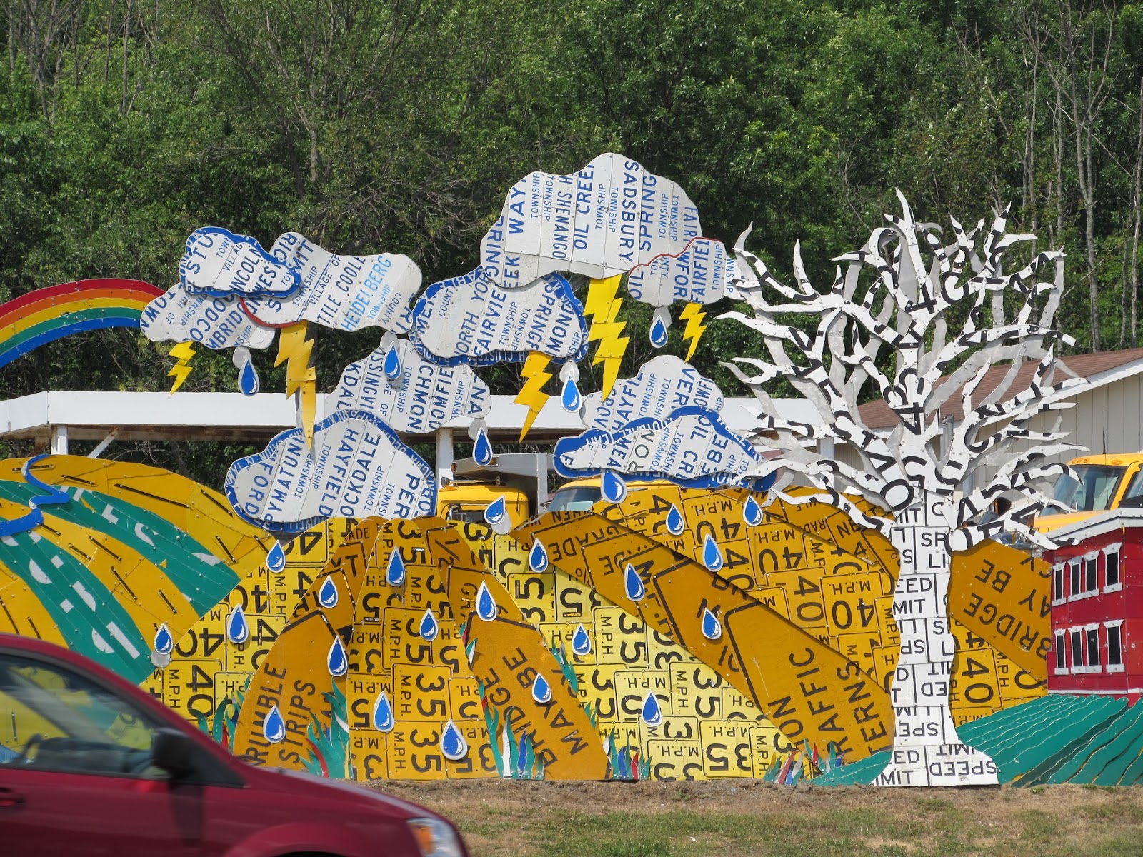 PennDOT Road Sign Sculpture Garden Interesting Pennsylvania and Beyond