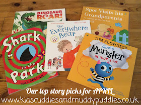 A selection of books we chose for our April under 5s favourites