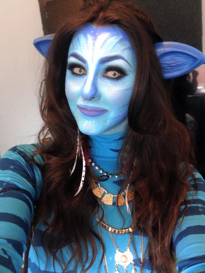 Avatar: Makeup Tutorial for Fancy Dress - Charlotte in England