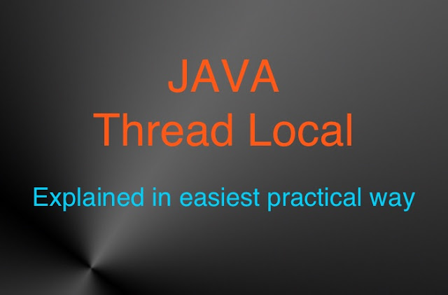Java Thread Local Storage