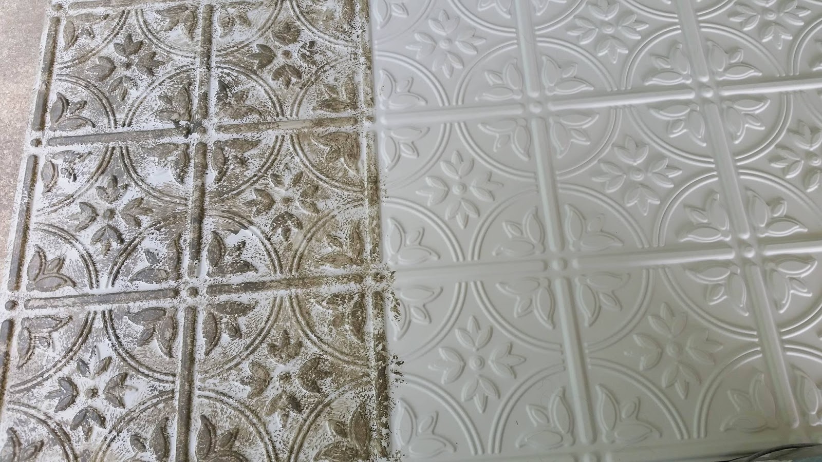 Distressing Our Faux Tin Panels A Mobile Home We Call Sylvia