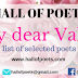 POETS SELECTED FOR HOP ANTHOLOGY OF LOVE (Paperback)