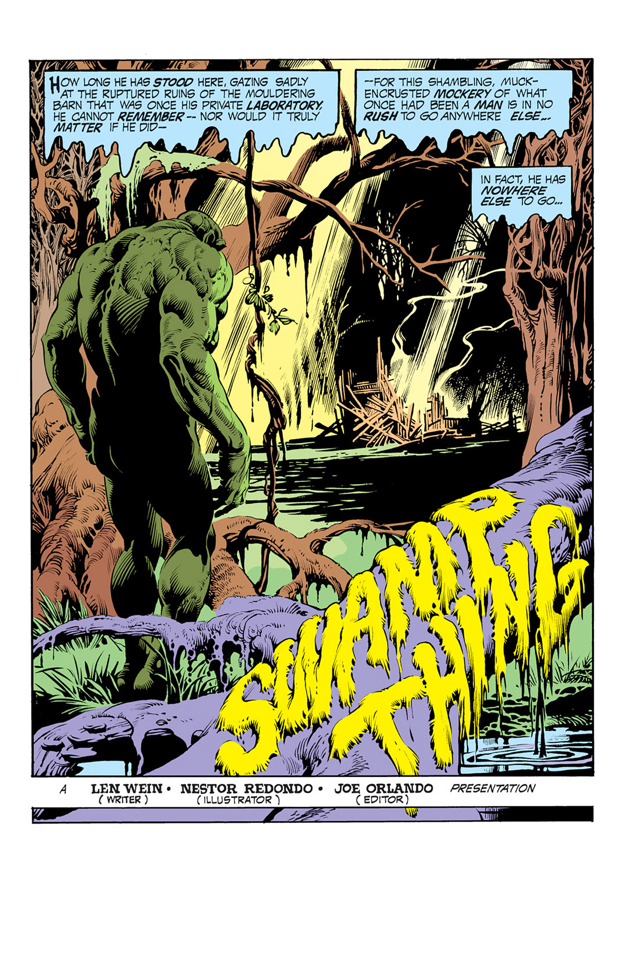 Read online Swamp Thing (1972) comic -  Issue #11 - 2