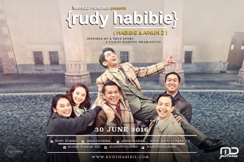 RUDY HABIBIE (2016) REVIEW : Perjalanan Panjang Nan Terjal Sosok Ternama