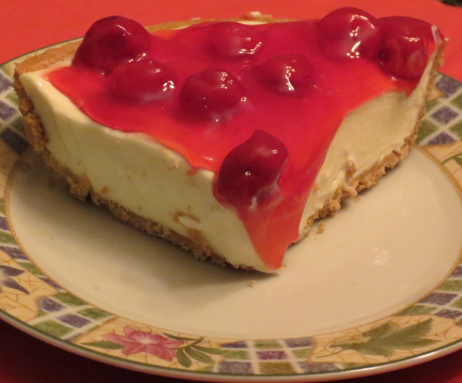 Dans ma Boustifaille ! * Tarte au fromage et aux cerises