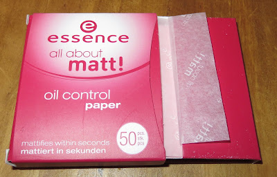 Oil Control Paper All About Matt da Essence