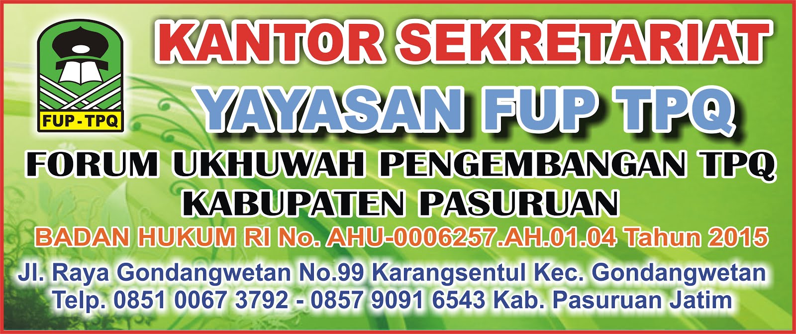 Yayasan FUP TPQ Kab Pasuruan