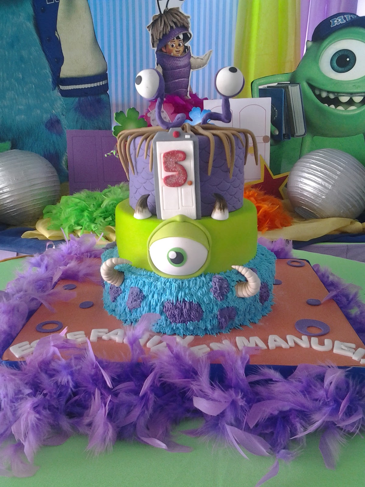 Pkelandia Fiesta Tematica De Monster Inc Cumpleanos De Estefania