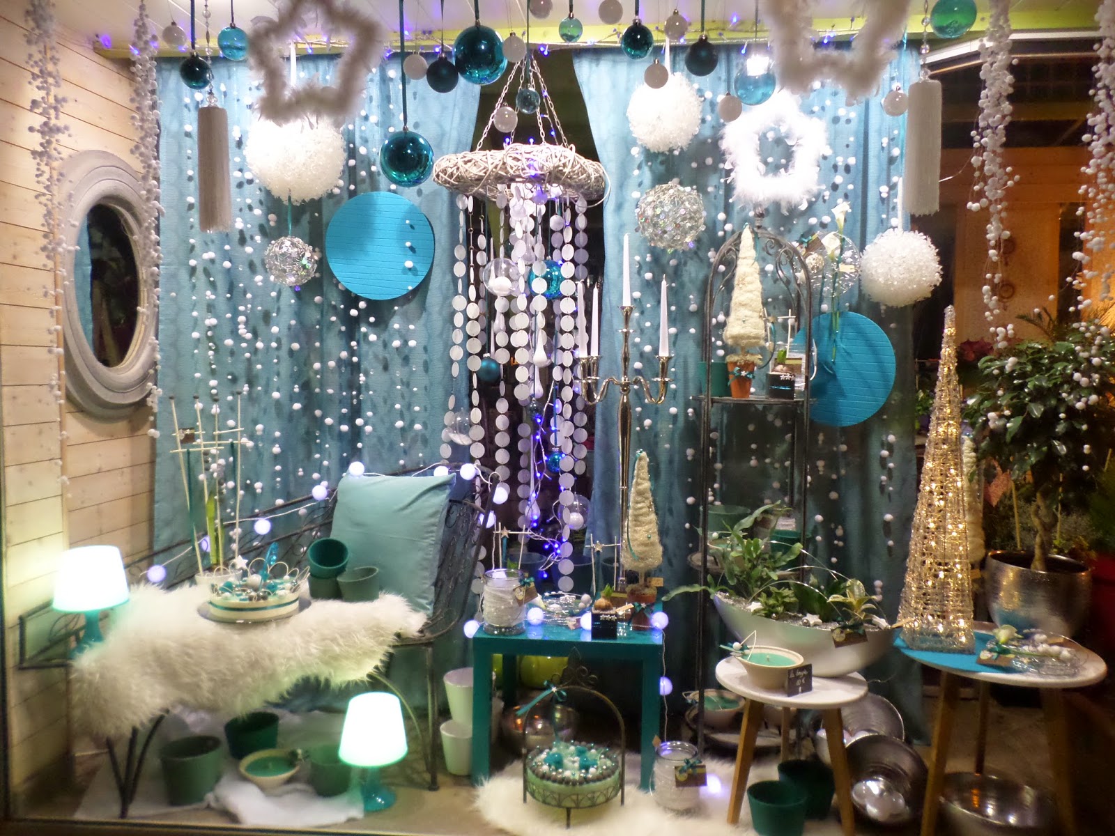 Maître artisan fleuriste: Vitrine de Noël 2014