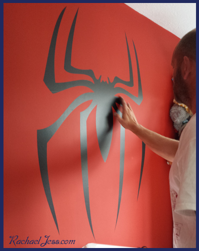 Creating a marvel themed bedroom with Spiderman Vinyl