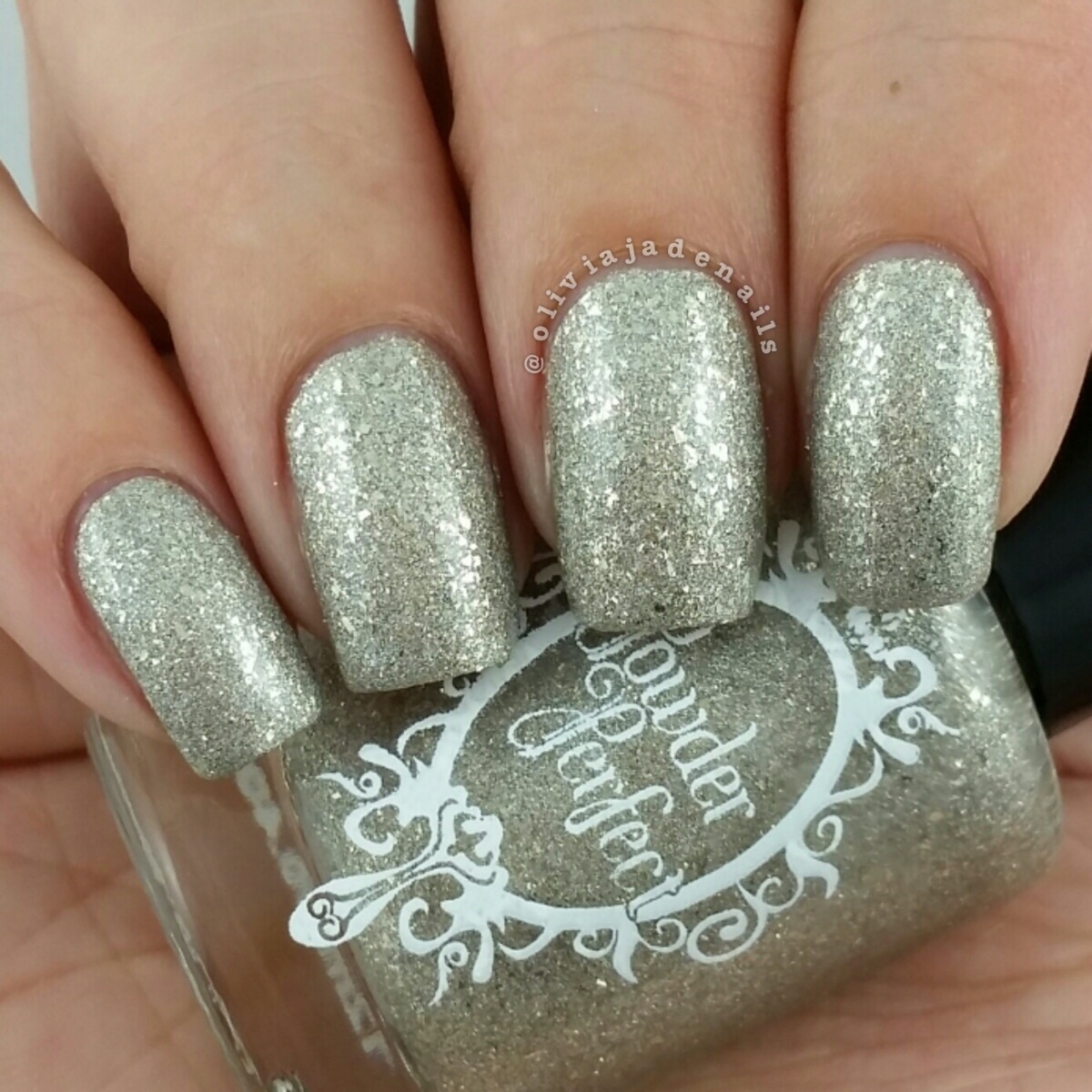 Powder Perfect The Stars swatched by Olivia Jade Nails