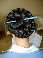 Girls With Very Long Hair Braided Bun Elegant Hairstyle For Very