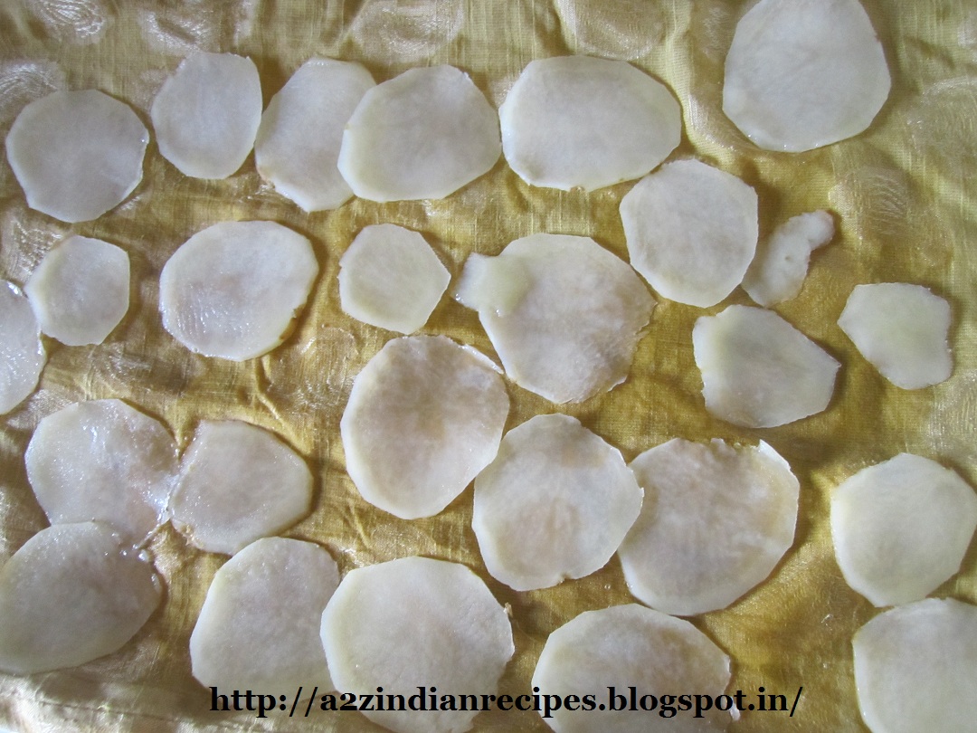 Best Marathi Recipes Potato Wafers / Potato Chips