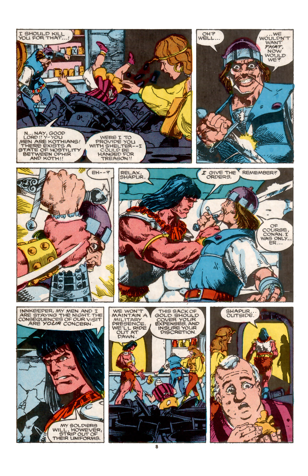 Read online Conan the Barbarian (1970) comic -  Issue #202 - 9