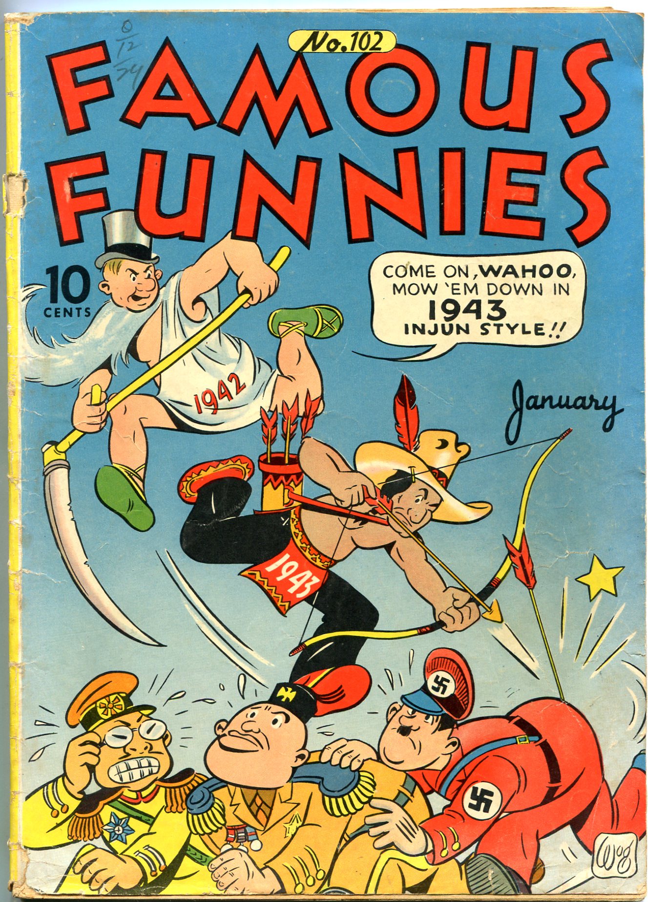 Read online Famous Funnies comic -  Issue #102 - 1