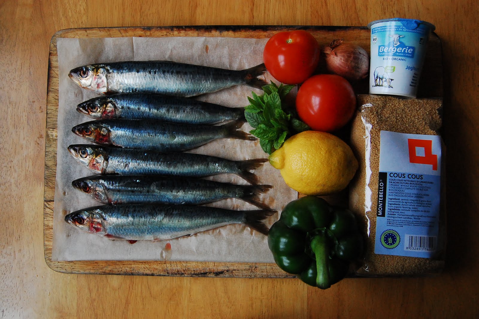 Balconykitchen Sardine ripiene di cous cous con yogurt menta e limone.