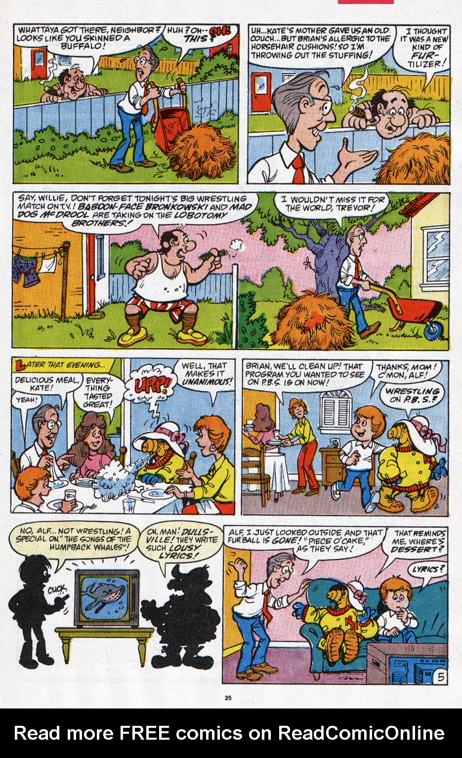 Read online ALF comic -  Issue #6 - 21