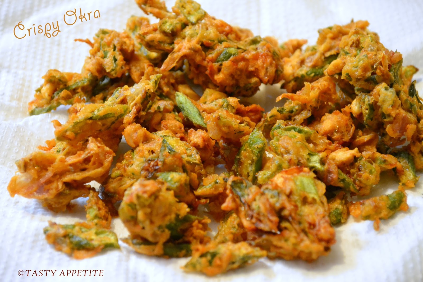 How to make crispy Okra Fry ?/ Okra Fritters / Spicy Bhindi Fry / Easy