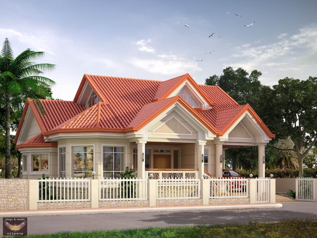 Here are some not too big nor too small house designs for your family. All single story to fit the need of every homeowner. Be it with kids or living with seniors whose mobility is already a problem. If you can design your own house floor plan, check for some facade to love in this post. Some of these are bungalow house design. If the size is a bit big for you, you can customize your own plan to make it beautiful small house design.