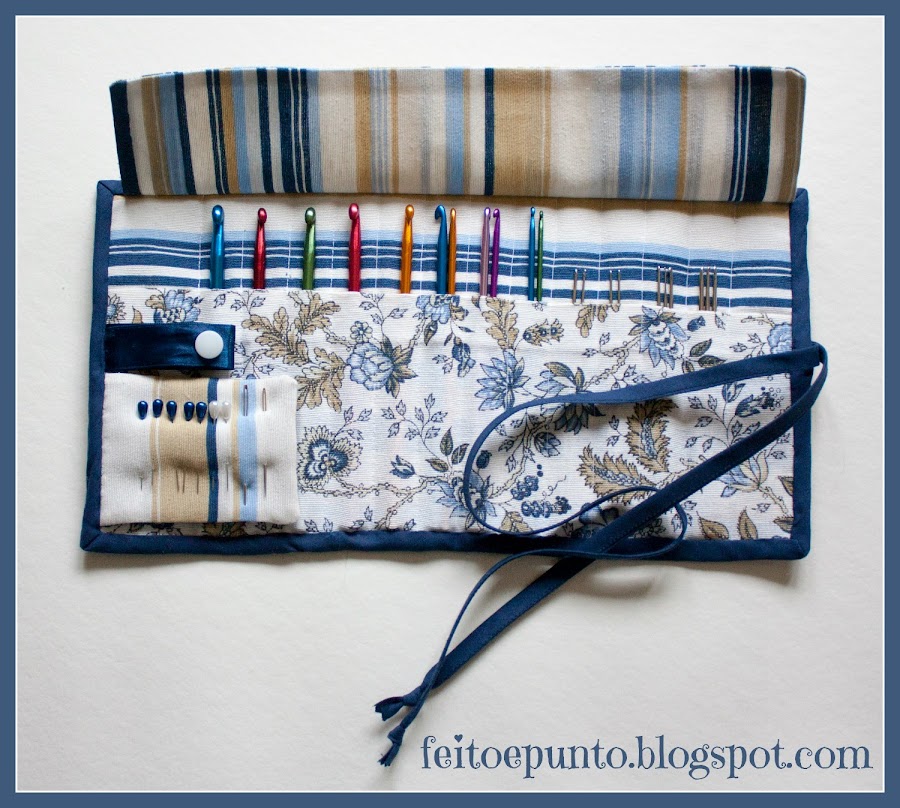 Funda agujas llena
