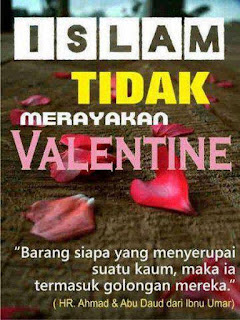 islam melarang valentine