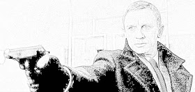 Daniel Craig James Bond coloring pages coloring.filminspector.com