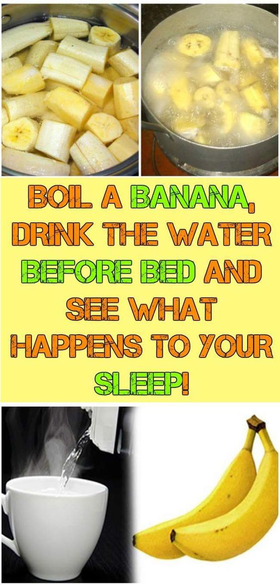 BOIL A BANANA, DRINK THE WATER BEFORE BED AND SEE WHAT HAPPENS TO YOUR
