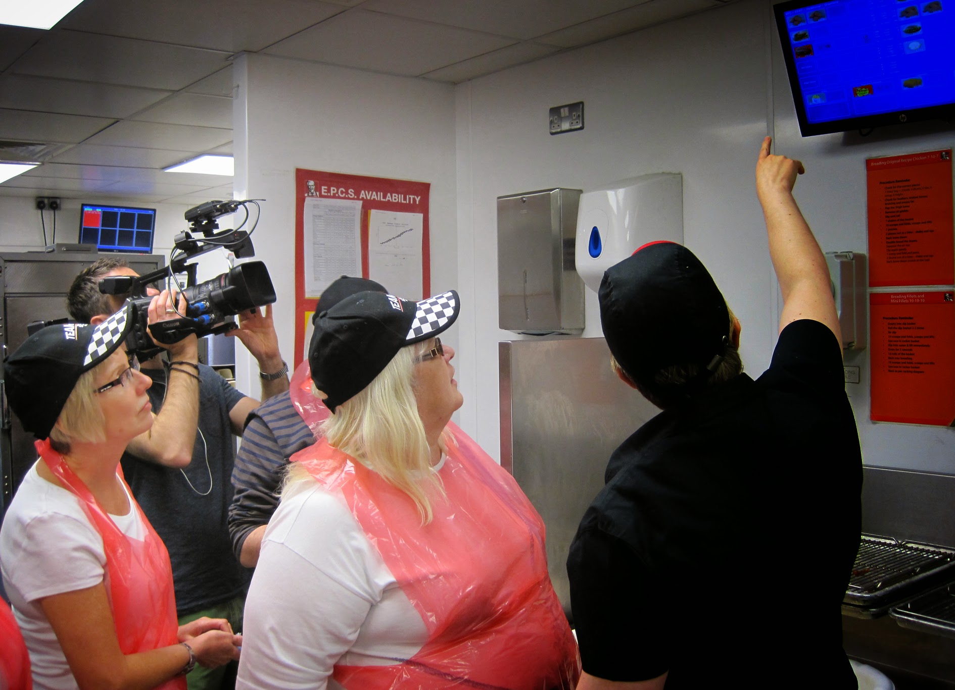 Behind the Scenes at KFC with The BBC Filming