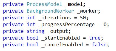 Jeremy Bytes: BackgroundWorker Component and MVVM