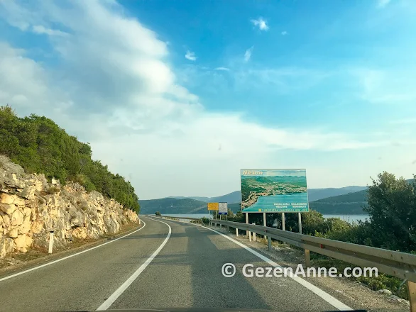Adriyatik denizi kıyında Bosna toprağı Neum şehri