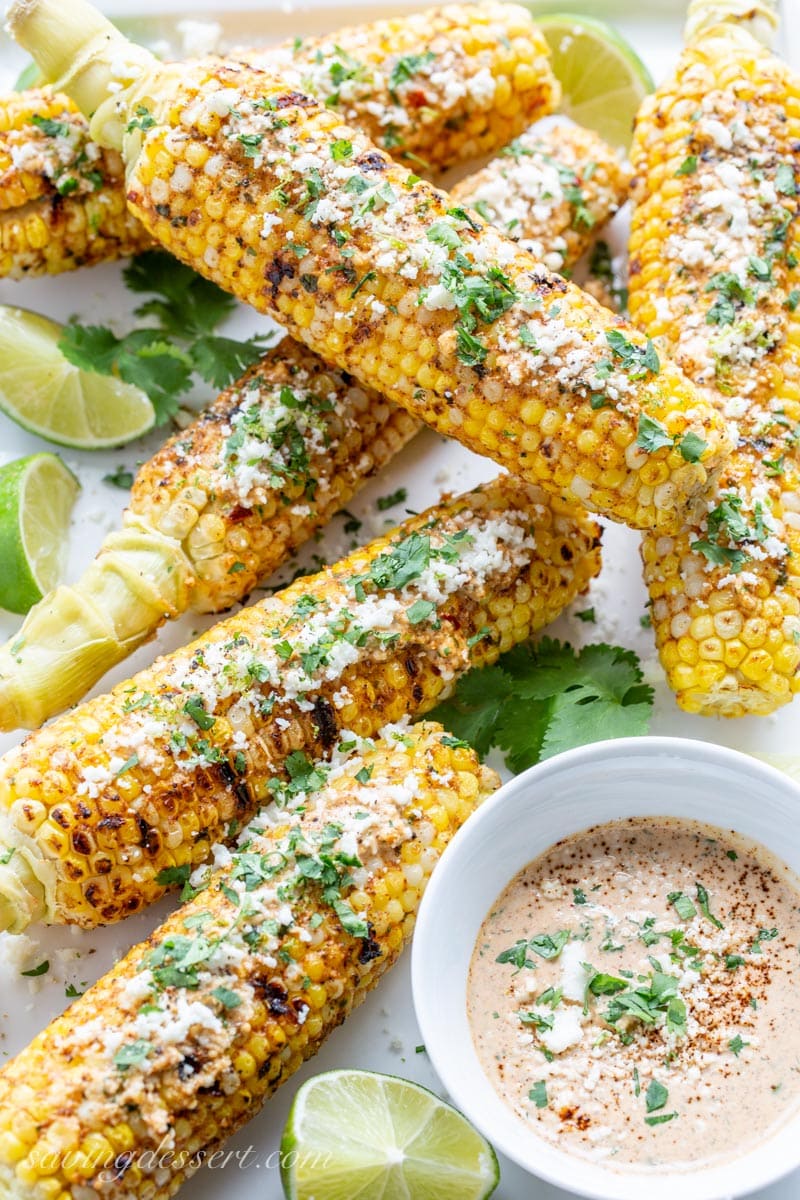 Grílled Mexícán Street Corn (Elote) | Healthy Food Recipes