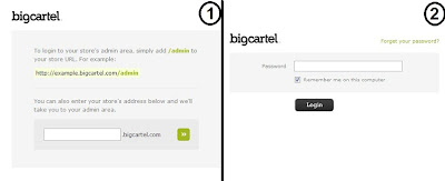 Bigcartel: Login to Big Cartel Admin Shopping Cart