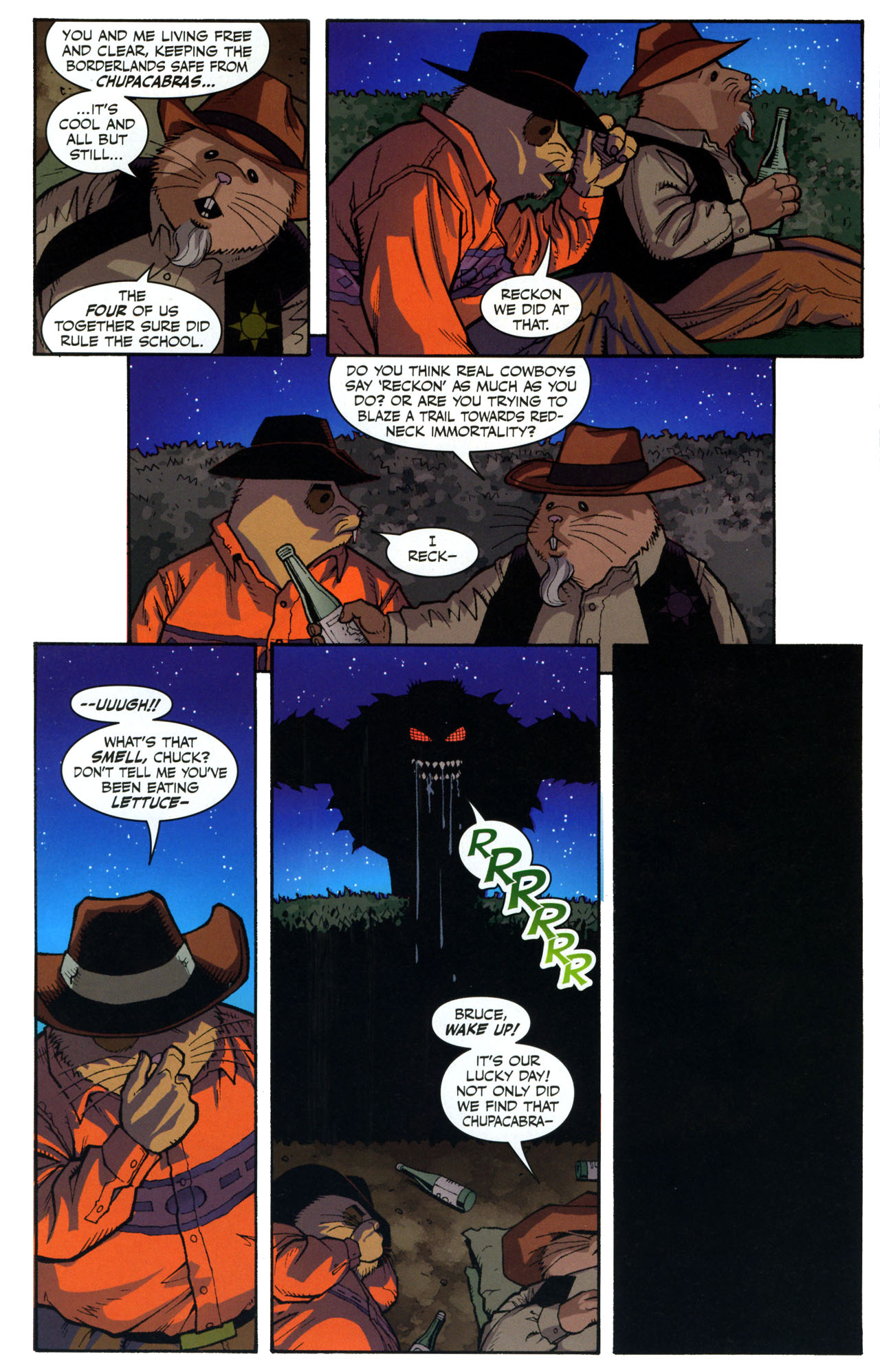 Read online Adolescent Radioactive Black Belt Hamsters (2008) comic -  Issue #3 - 6