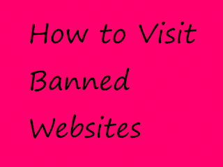 Google help to use Banned webs