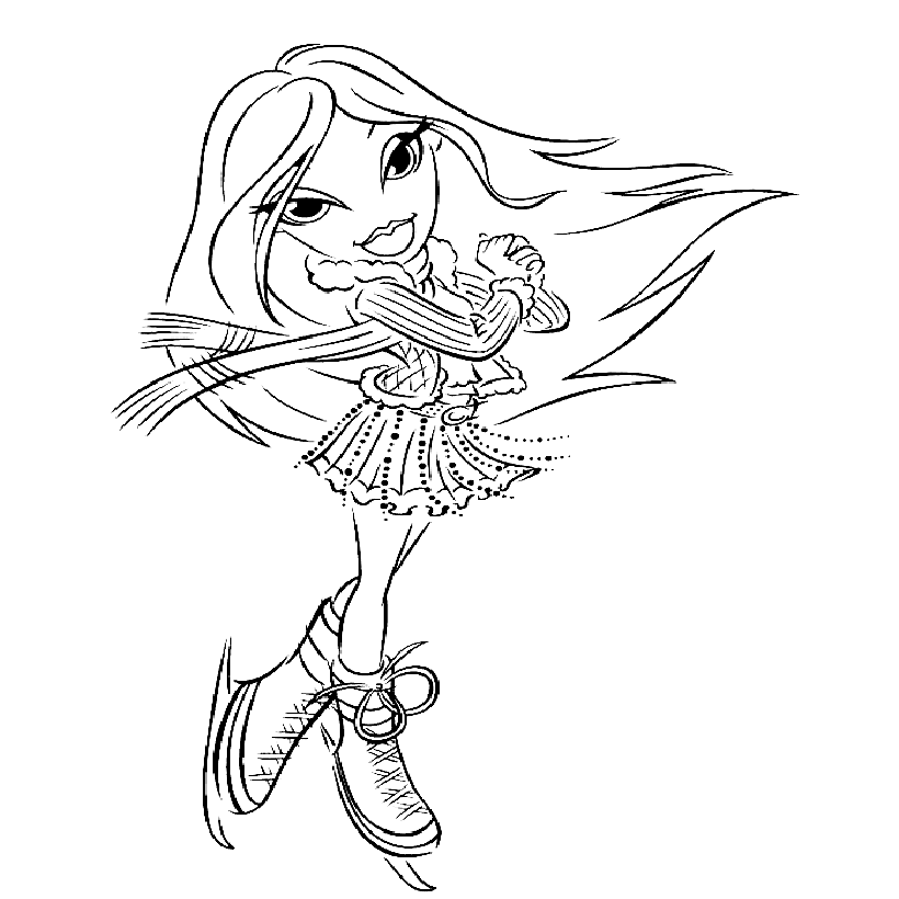 baby bratz printable coloring pages - photo #46