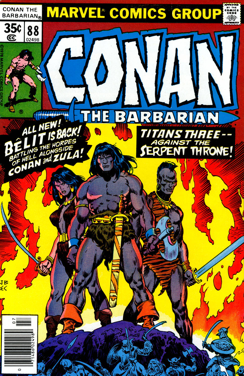 Read online Conan the Barbarian (1970) comic -  Issue #88 - 1