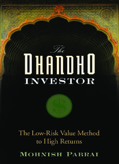 the dhandho investor pdf free download