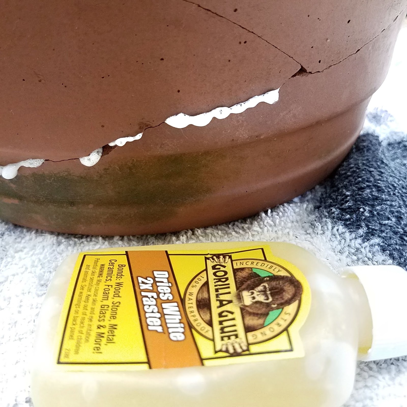 The one glue you need for repairing clay pots