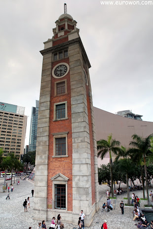 Panorámica de la Torre del Reloj de Hong Kong