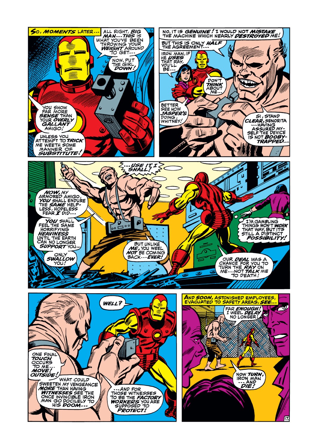 Read online Iron Man (1968) comic -  Issue #6 - 18