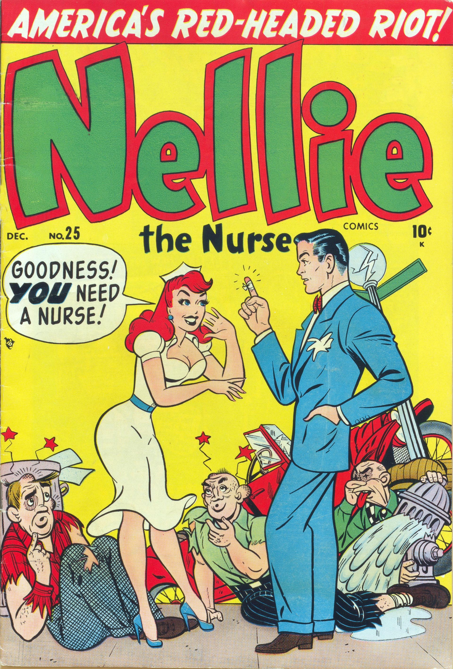 Read online Nellie The Nurse (1945) comic -  Issue #25 - 1