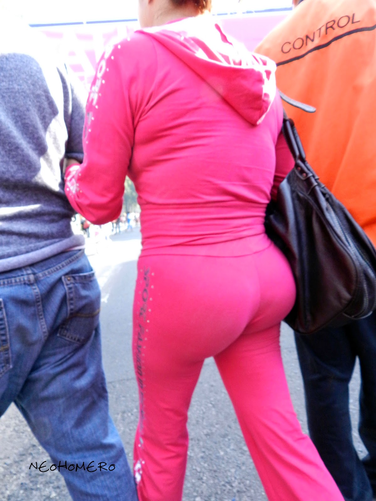 Fat girl in tight pants