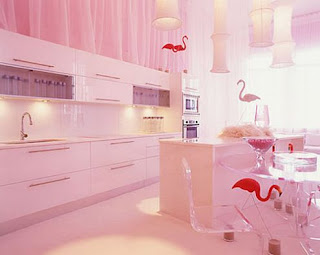 Pink Kitchen Cabinets