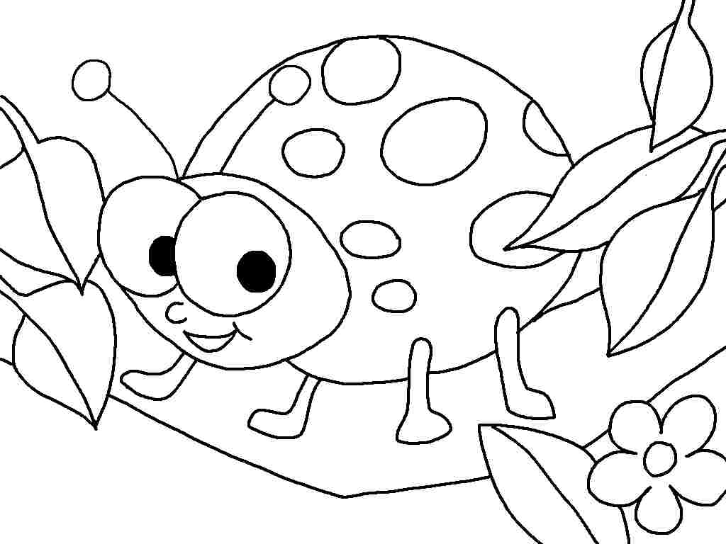 lady bug coloring book pages - photo #14