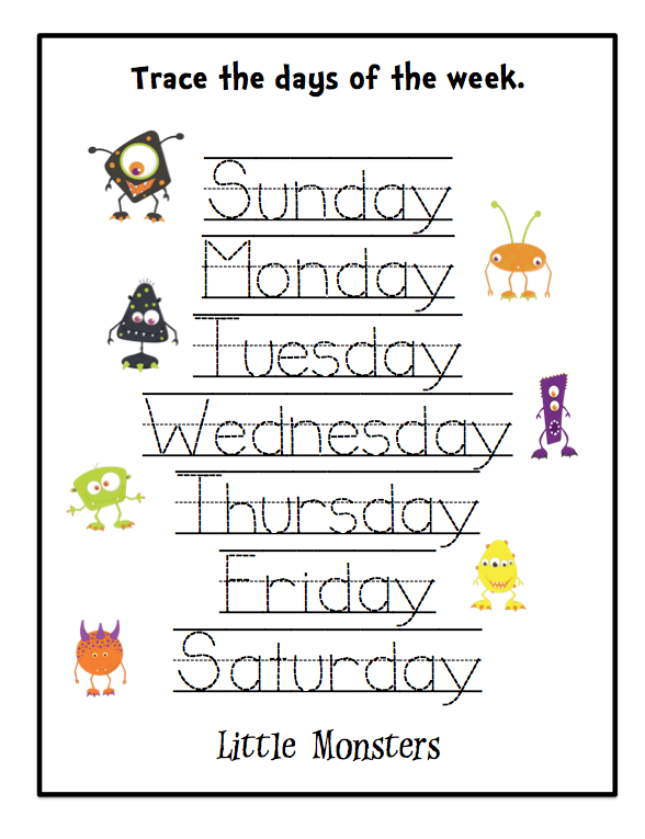 Preschool Printables: September 2013