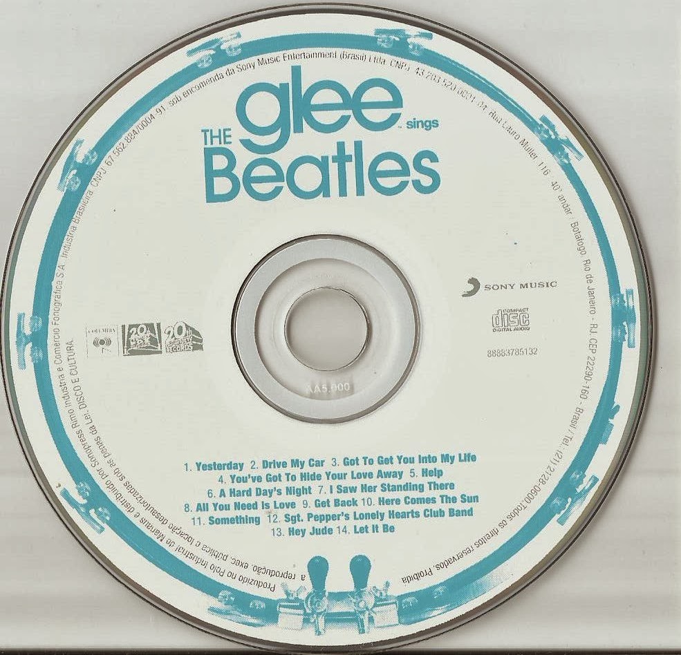 Encarte Glee Sings the Beatles Encartes Pop