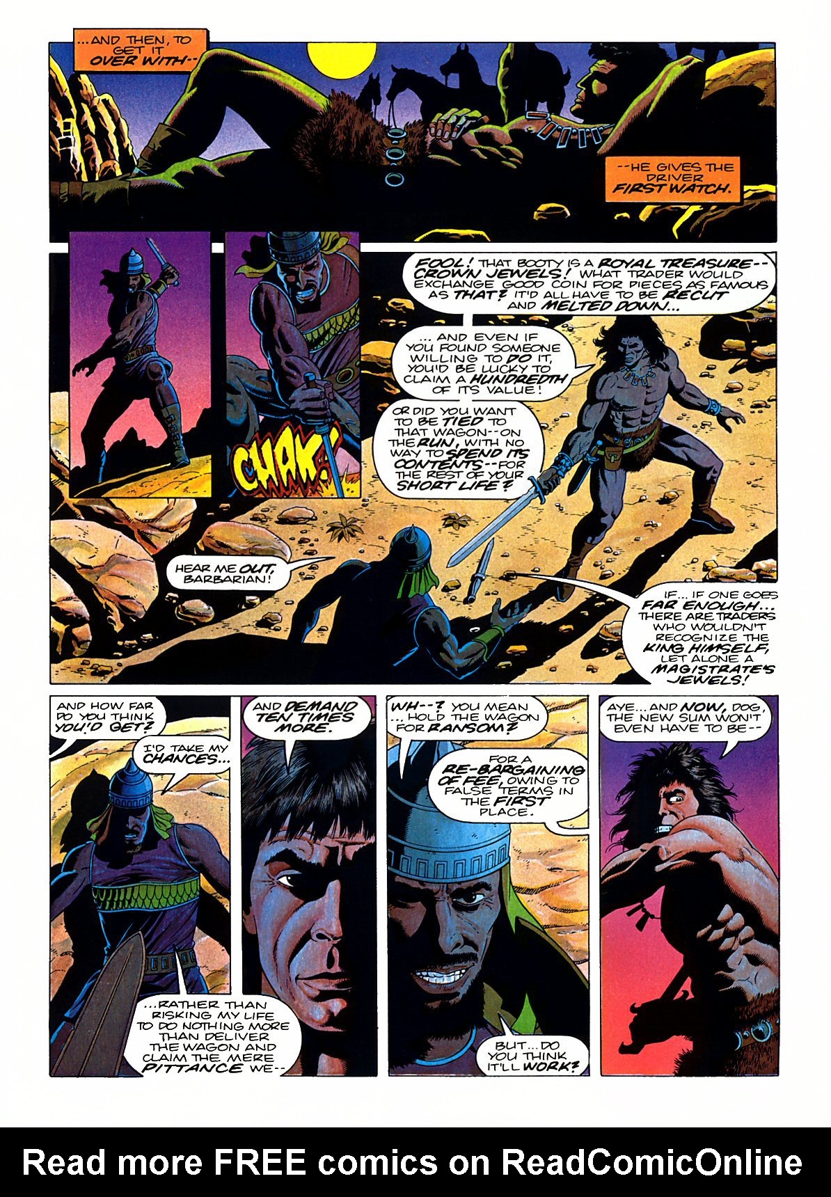 Read online Marvel Graphic Novel comic -  Issue #53 - Conan - The Skull of Set - 17