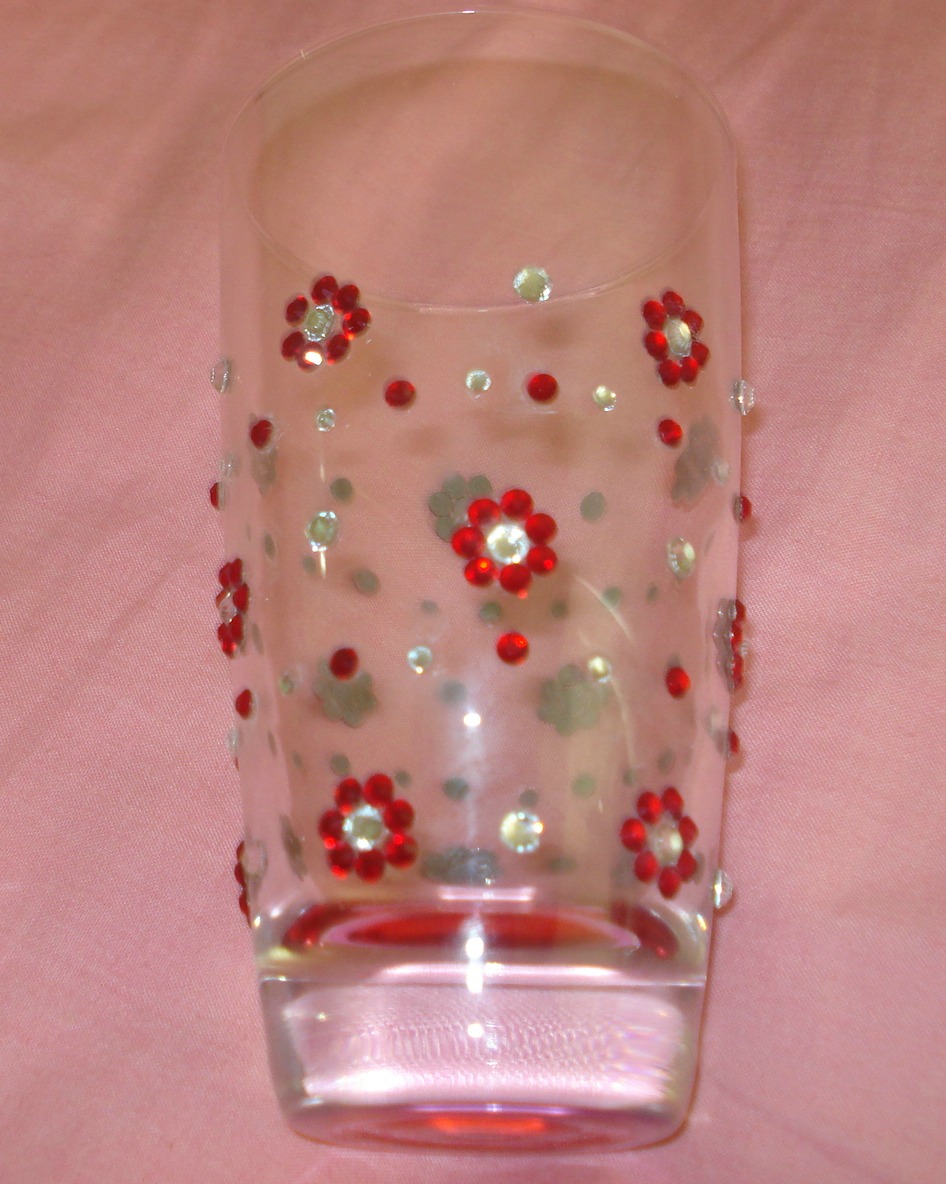 decoration of a wedding glass.