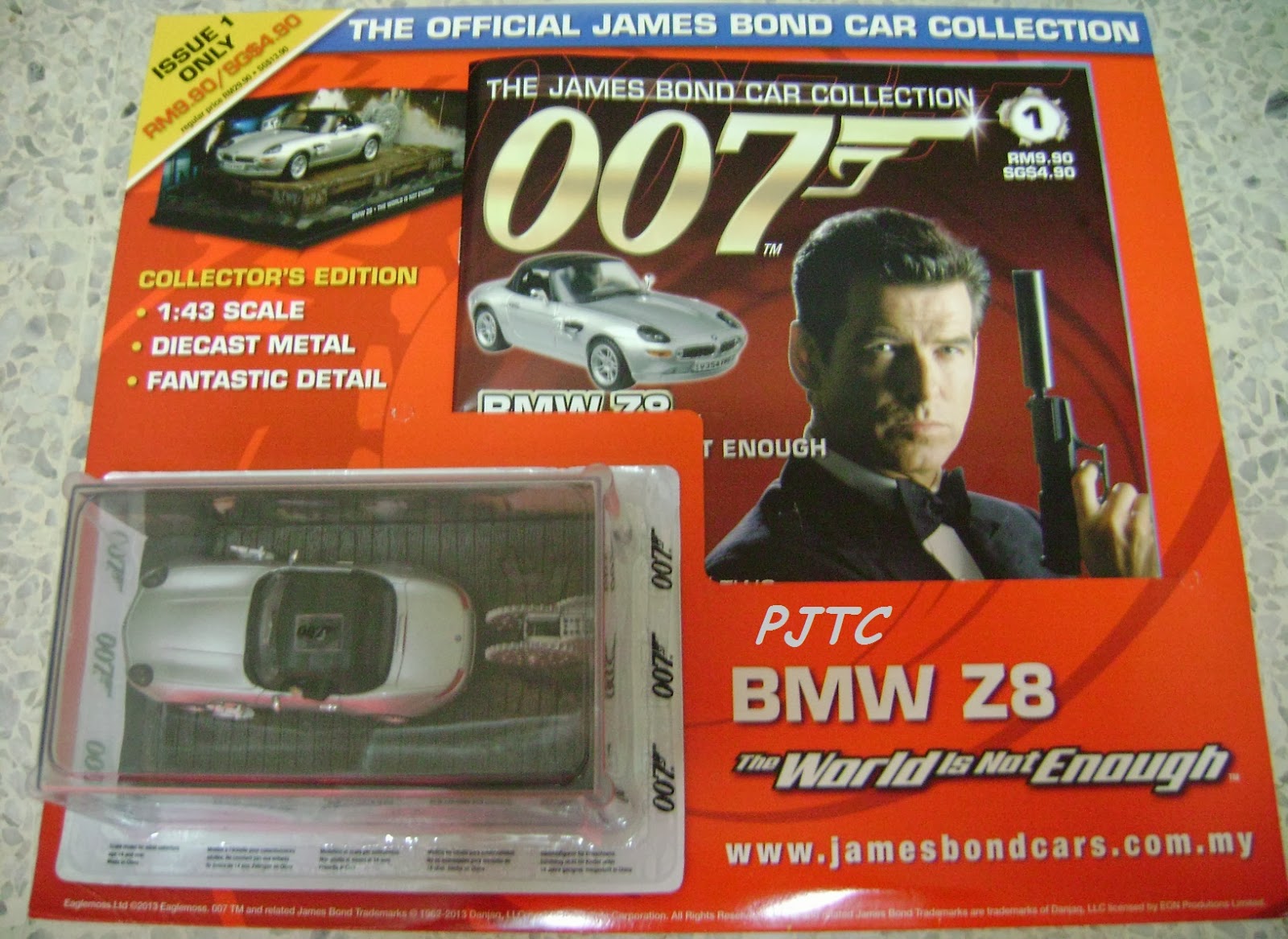 PJ Toy Car: THE JAMES BOND CAR COLLECTION from EAGLEMOSS