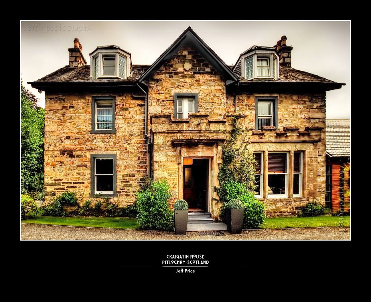 Craigatin House and Courtyard Pitlochry Scotland CRAIGATIN HOUSE